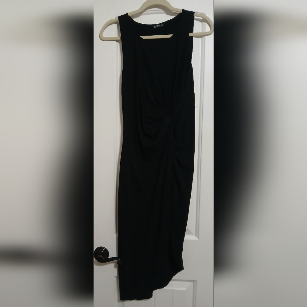 Express Black Asymmetrical Dress Size Small~   Cute And Comfortable